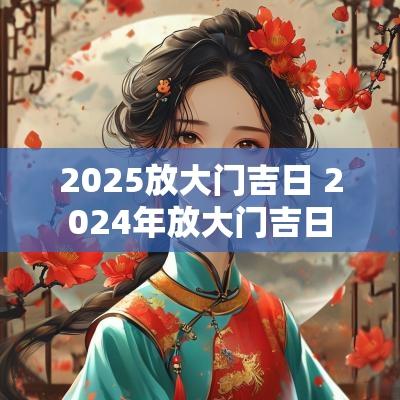 2025放大门吉日 2025年放大门吉日