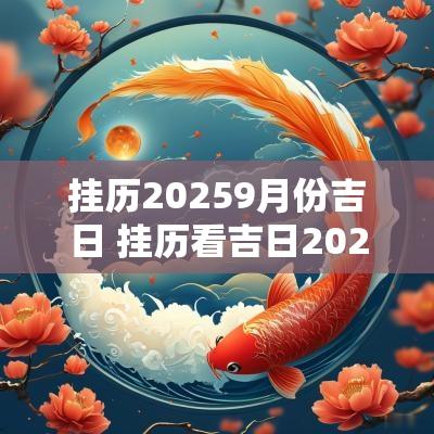 挂历20259月份吉日 挂历看吉日2025