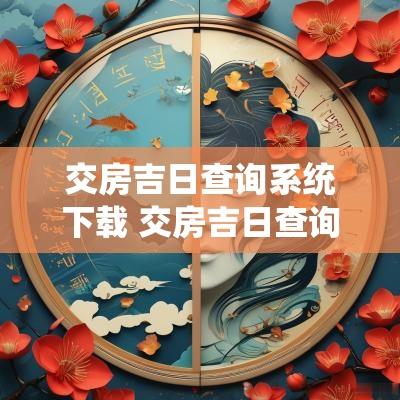 交房吉日查询系统下载 交房吉日查询系统网站