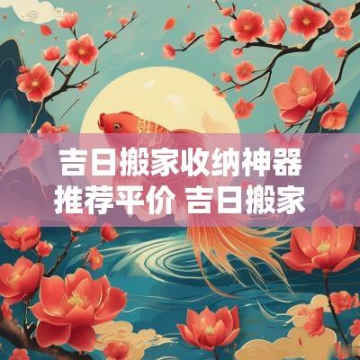 吉日搬家收纳神器推荐平价 吉日搬家收纳整理神器