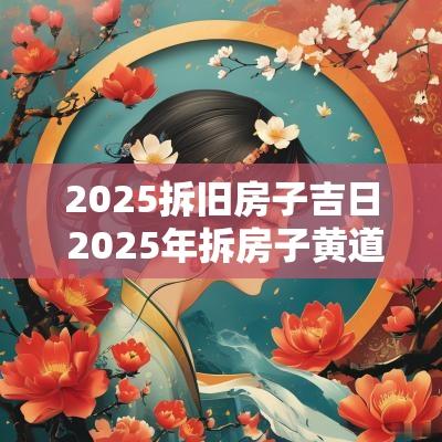 2025拆旧房子吉日 2025年拆房子黄道吉日