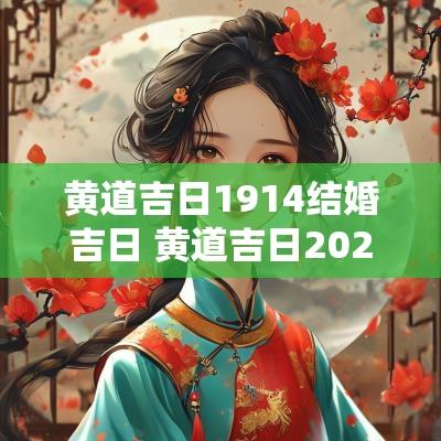 黄道吉日1914结婚吉日 黄道吉日2025年结婚吉日
