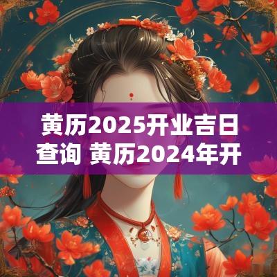 黄历2025开业吉日查询 黄历2025年开业吉日查询