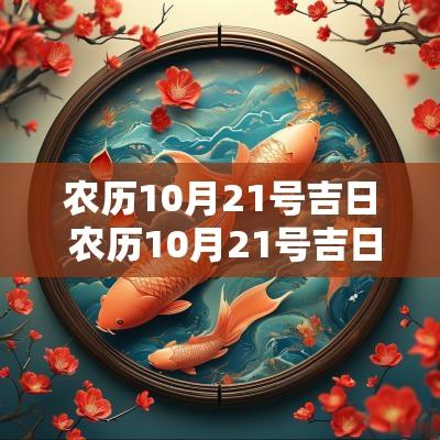农历10月21号吉日 农历10月21号吉日吗