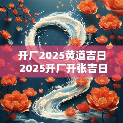 开厂2025黄道吉日 2025开厂开张吉日