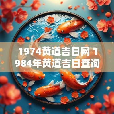1974黄道吉日网 1984年黄道吉日查询表