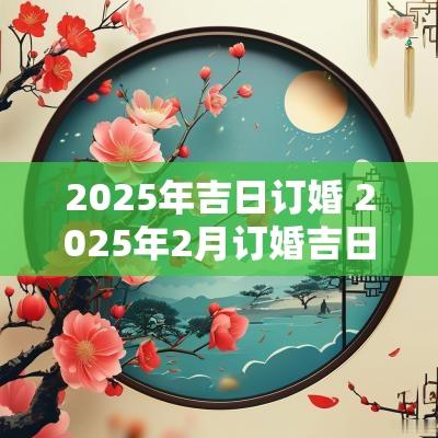 2025年吉日订婚 2025年2月订婚吉日