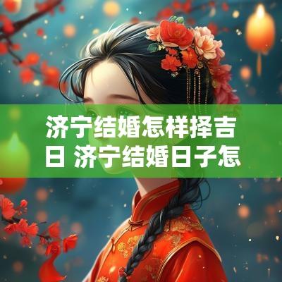 济宁结婚怎样择吉日 济宁结婚日子怎么定