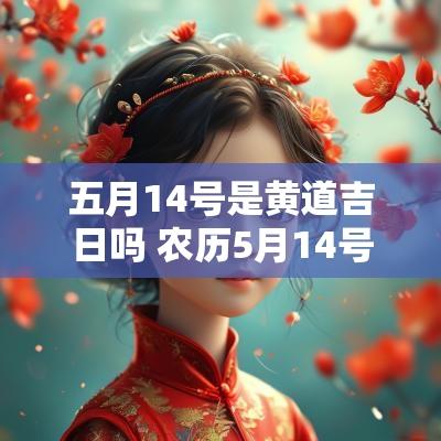 五月14号是黄道吉日吗 农历5月14号是黄道吉日吗