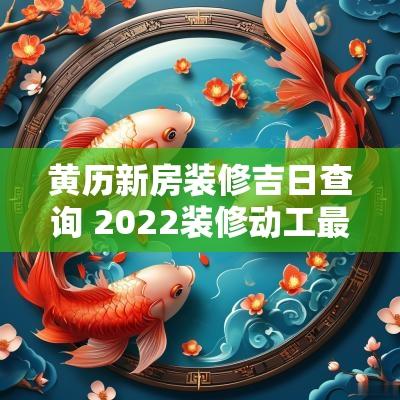 黄历新房装修吉日查询 2025装修动工最佳吉日看黄历