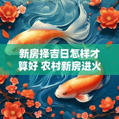 新房择吉日怎样才算好 农村新房进火择吉日