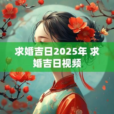 求婚吉日2025年 求婚吉日视频