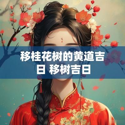 移桂花树的黄道吉日 移树吉日