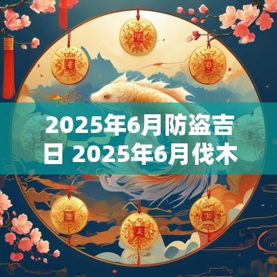 2025年6月防盗吉日 2025年6月伐木吉日