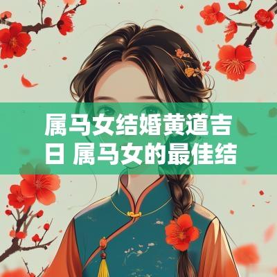 属马女结婚黄道吉日 属马女的最佳结婚日子