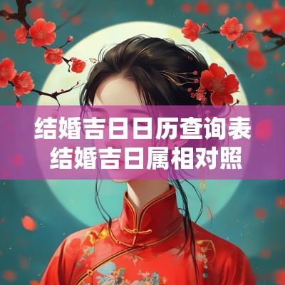 结婚吉日日历查询表 结婚吉日属相对照表