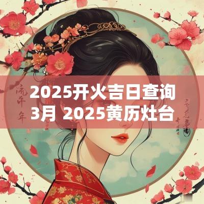 2025开火吉日查询3月 2025黄历灶台开火吉日