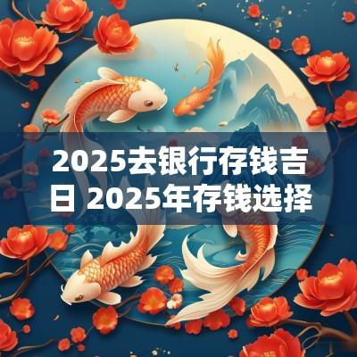 2025去银行存钱吉日 2025年存钱选择哪家银行好