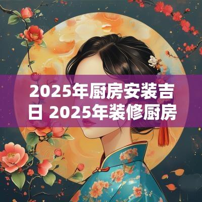 2025年厨房安装吉日 2025年装修厨房动工吉日
