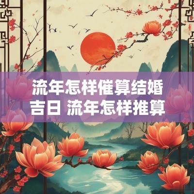 流年怎样催算结婚吉日 流年怎样推算吉凶