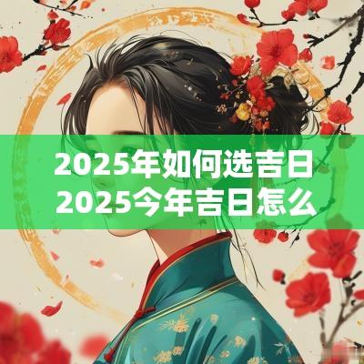 2025年如何选吉日 2025今年吉日怎么选择