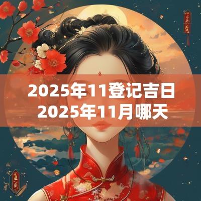 2025年11登记吉日 2025年11月哪天登记好