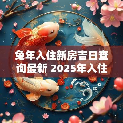 蛇年入住新房吉日查询最新 2025年入住新房的吉日吉时