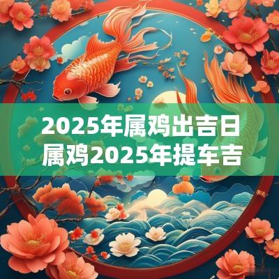 2025年属鸡出吉日 属鸡2025年提车吉日