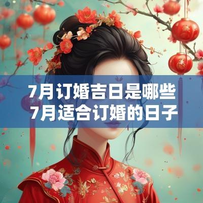 7月订婚吉日是哪些 7月适合订婚的日子有哪些