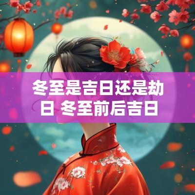 冬至是吉日还是劫日 冬至前后吉日