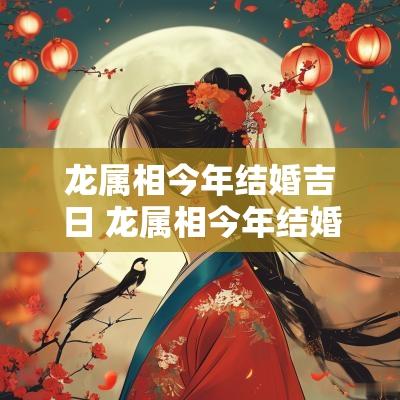 龙属相今年结婚吉日 龙属相今年结婚吉日怎么选
