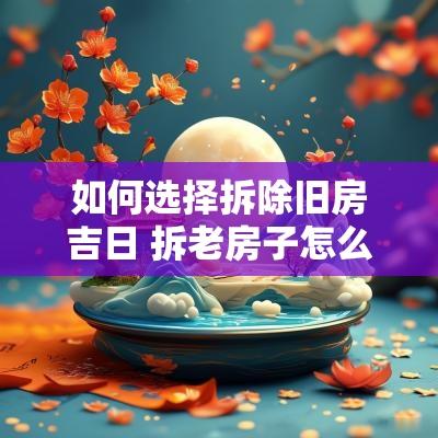 如何选择拆除旧房吉日 拆老房子怎么选吉日