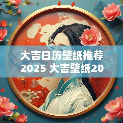 大吉日历壁纸推荐2025 大吉壁纸2025年