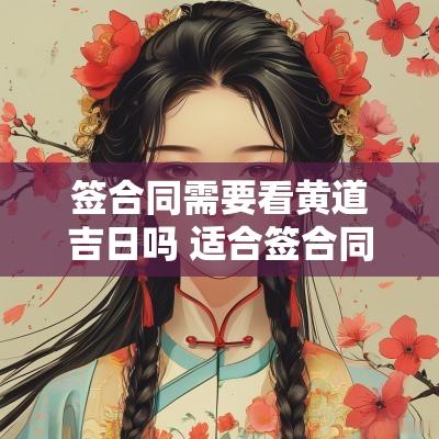 签合同需要看黄道吉日吗 适合签合同的黄道吉日