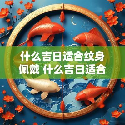 什么吉日适合纹身佩戴 什么吉日适合纹身纹身上