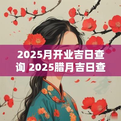 2025月开业吉日查询 2025腊月吉日查询表
