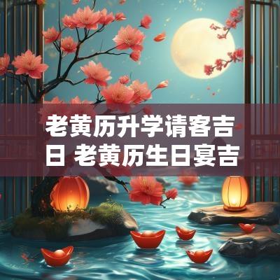 老黄历升学请客吉日 老黄历生日宴吉日
