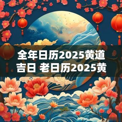 全年日历2025黄道吉日 老日历2025黄道吉日