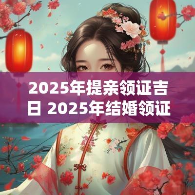 2025年提亲领证吉日 2025年结婚领证择吉日 2025年提亲领证吉日 2025年结婚领证择吉日