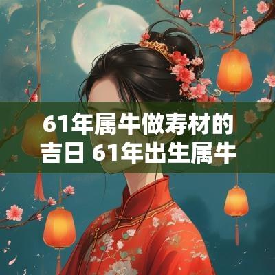 61年属牛做寿材的吉日 61年出生属牛今天财运