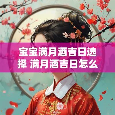 宝宝满月酒吉日选择 满月酒吉日怎么挑选