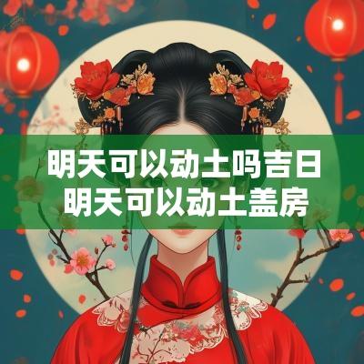 明天可以动土吗吉日 明天可以动土盖房吗