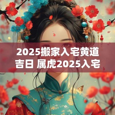2025搬家入宅黄道吉日 属虎2025入宅黄道吉日