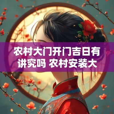 农村大门开门吉日有讲究吗 农村安装大门吉日