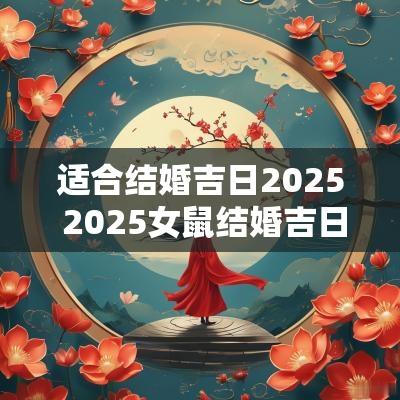适合结婚吉日2025 2025女鼠结婚吉日