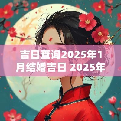 吉日查询2025年1月结婚吉日 2025年吉日中的吉日