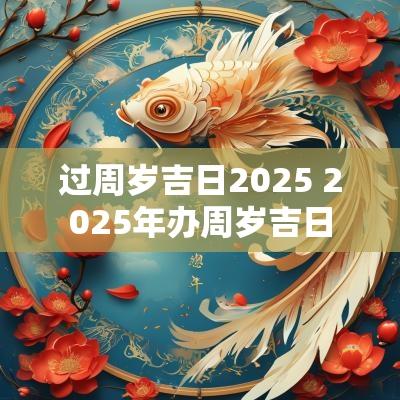 过周岁吉日2025 2025年办周岁吉日