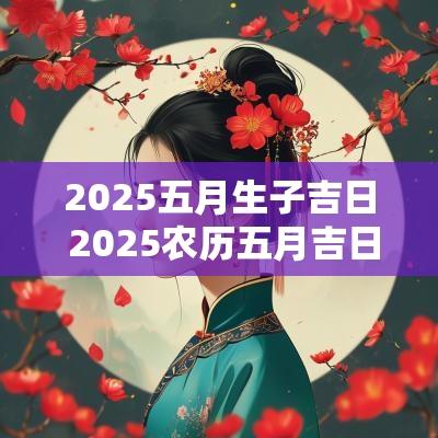 2025五月生子吉日 2025农历五月吉日吉时