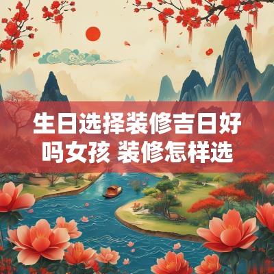生日选择装修吉日好吗女孩 装修怎样选吉日