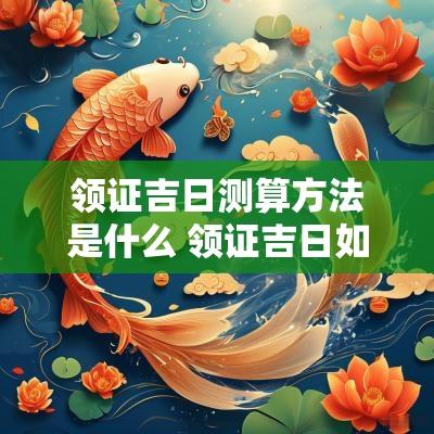 领证吉日测算方法是什么 领证吉日如何选择时辰